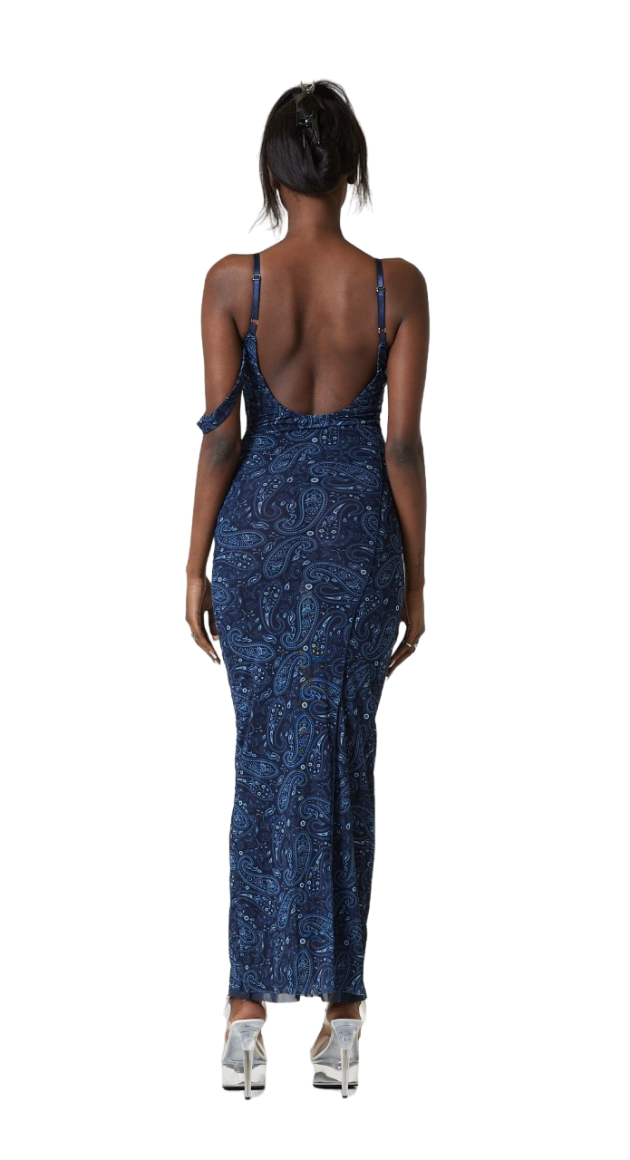 SWEETHEART DRESS - CAVE BLUE