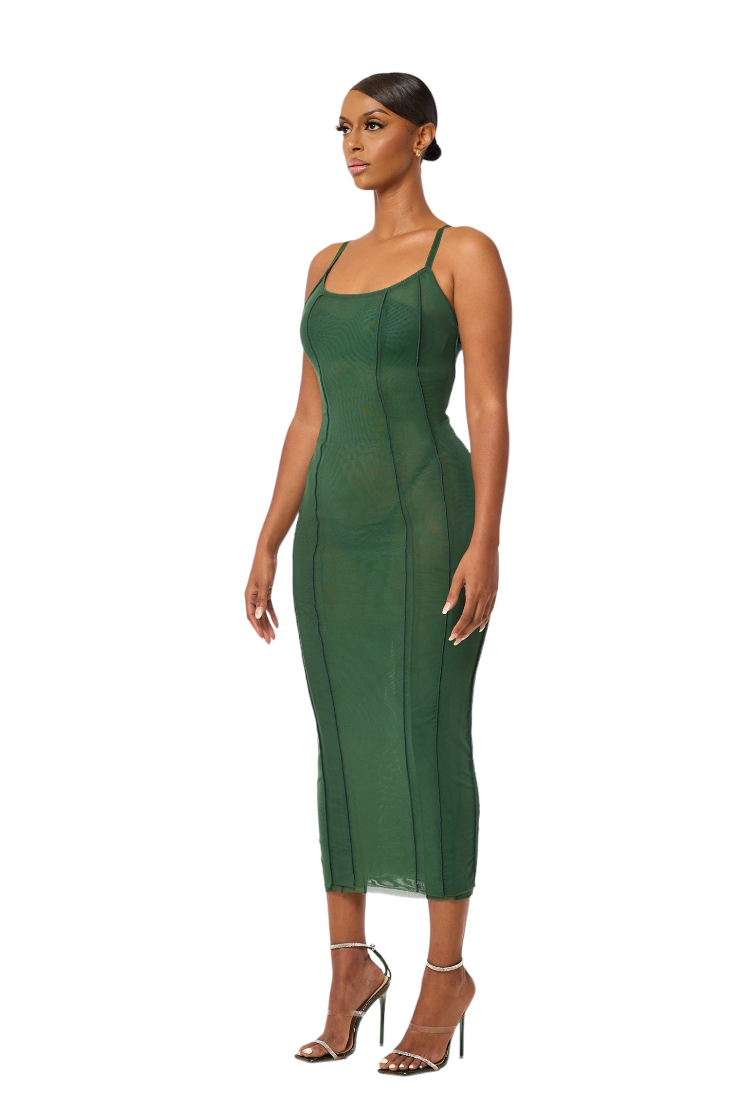 TULAH DRESS - POSY GREEN